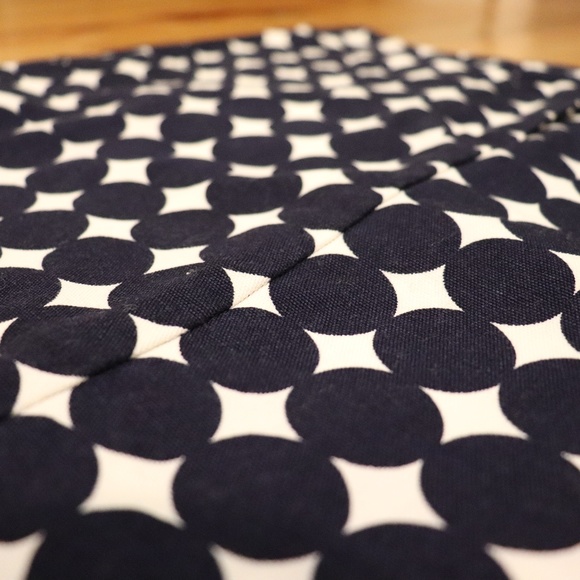 J.CREW POLKA DOT SKIRT - BLUE AND WHITE - Picture 6 of 7